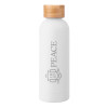 Thumbnail image for  Blair White Stainless Steel Bottle w/ Bamboo Lid 17 oz
