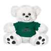 Thumbnail image for  Plush Big Paw 8 1/2 inch White Bear w/Dark Green Shirt