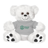 Thumbnail image for  Plush Big Paw 8 1/2 inch White Bear w/Grey Shirt