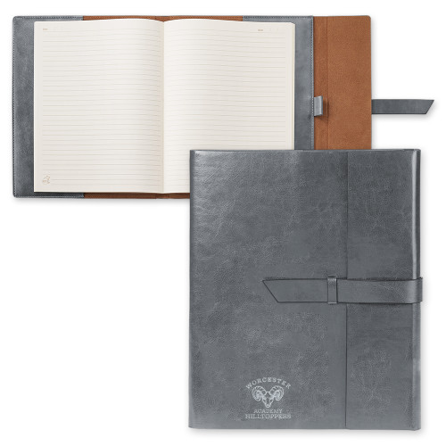  Fabrizio Grey Portfolio w/Loop Closure - Primary Mark  Engraved