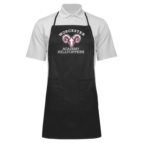  Full Length Black Apron - Primary Mark