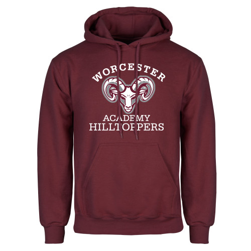 Worcester Academy Maroon Fleece Hoodie