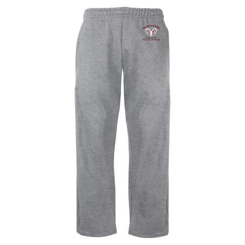  Grey Fleece Open Bottom Pant - Primary Mark
