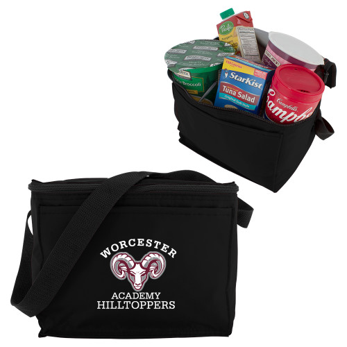  Six Pack Black Cooler - Primary Mark