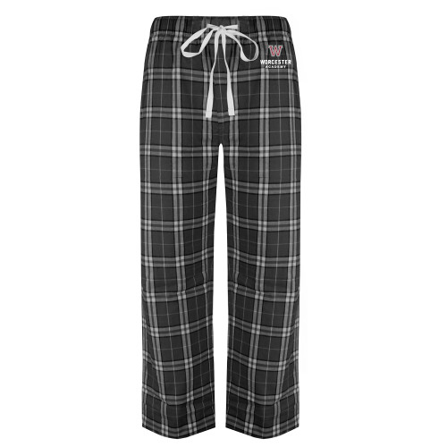  Black/Grey Flannel Pajama Pant - Worcester Academy