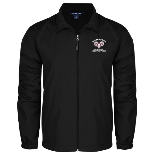  Black Full Zip Wind Jacket - Primary Mark