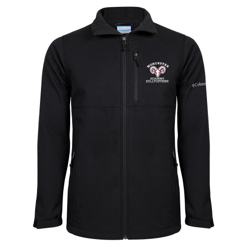  Columbia Black Ascender Softshell Jacket - Primary Mark