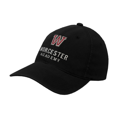  Black Flexfit Structured Low Profile Hat - Worcester Academy