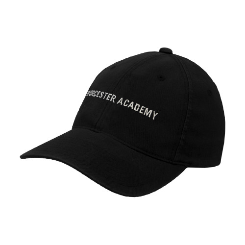  Black Flexfit Structured Low Profile Hat - Worcester Academy