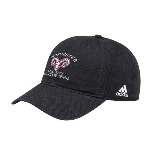  Adidas Black Adjustable Washed Slouch - Primary Mark