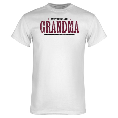  White T Shirt - West Texas A&M Grandma