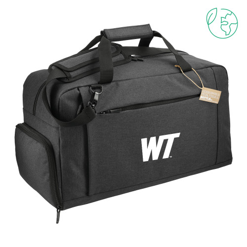  Aft Recycled PET 21 Inch Charcoal Duffel - West Texas A&M Primary Mark