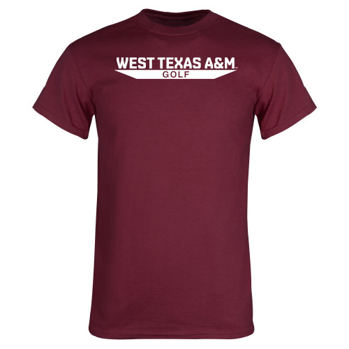  Maroon T Shirt - West Texas A&M - Golf