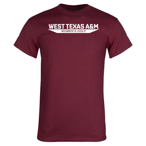  Maroon T Shirt - West Texas A&M - Womens Golf