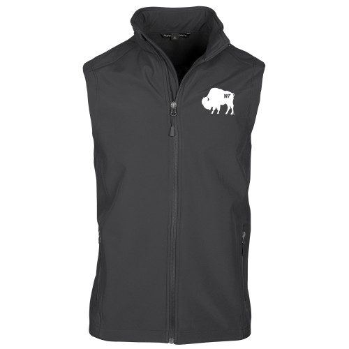  Charcoal Softshell Core Vest - WT Branded Buffalo