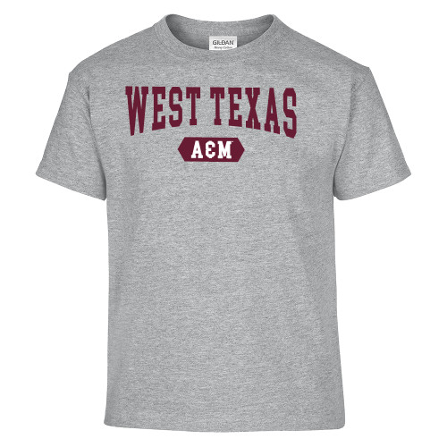  Youth Grey T Shirt - West Texas A&M Collegiate