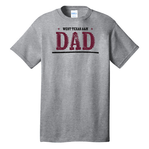  Extended Athletic Heather T Shirt - West Texas A&M Dad