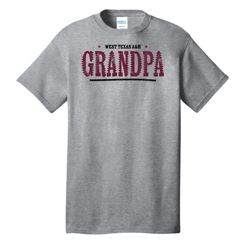  Extended Athletic Heather T Shirt - West Texas A&M Grandpa