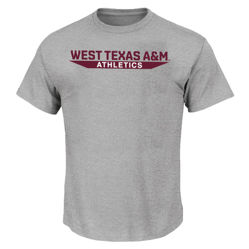  Tall Heather Grey T Shirt - West Texas A&M - Athletics
