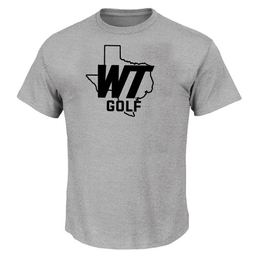  Tall Heather Grey T Shirt - WT Texas Golf
