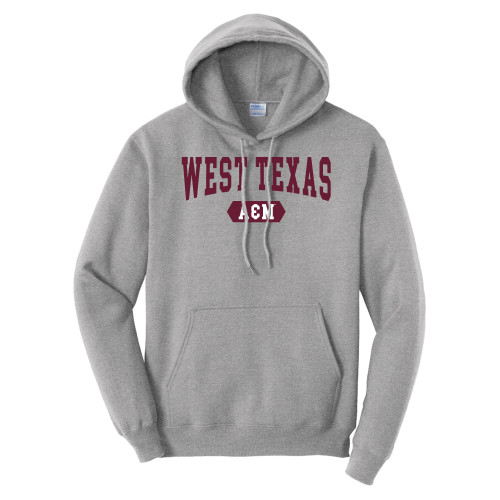  Tall Athletic Heather Fleece Hoodie - West Texas A&M Collegiate