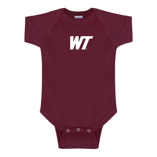  Maroon Infant Onesie - West Texas A&M Primary Mark