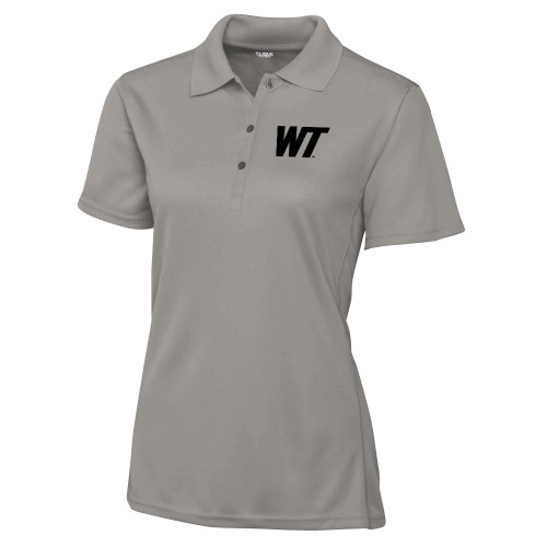  C&B Womens Silver Clique Ice Pique Polo - West Texas A&M Primary Mark