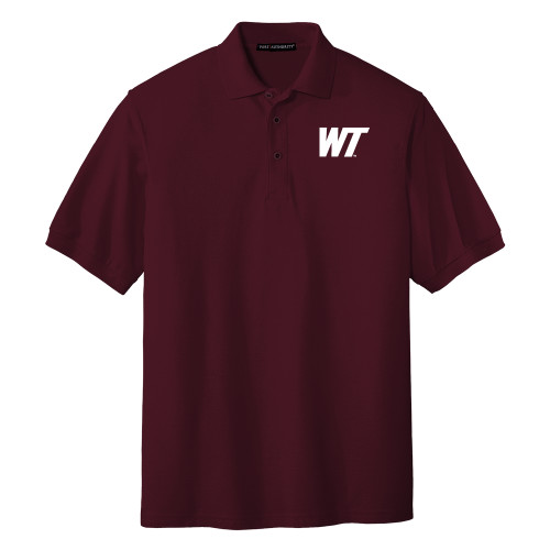  Maroon Silk Touch Polo - West Texas A&M Primary Mark