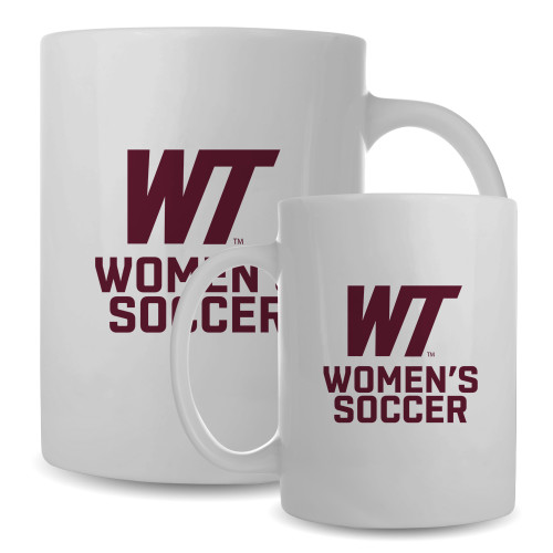  Full Color White Mug 15oz - WT Womens Soccer