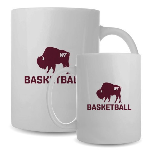  Full Color White Mug 15oz - WT Buffalo Basketball