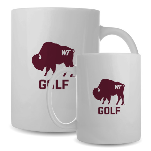  Full Color White Mug 15oz - WT Buffalo Golf