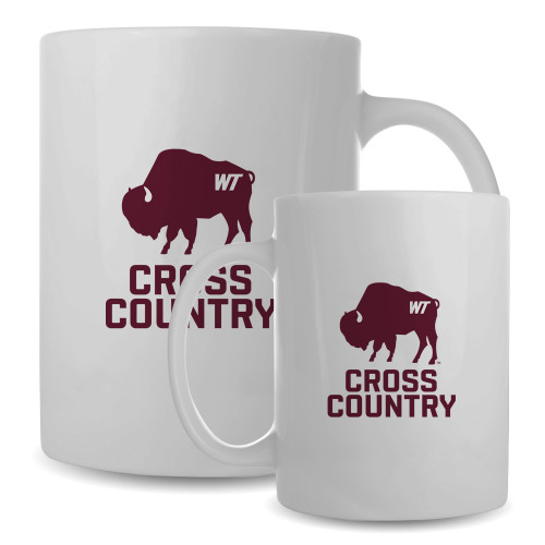  Full Color White Mug 15oz - WT Buffalo Cross Country