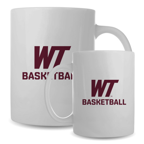  Full Color White Mug 15oz - WT Basketball