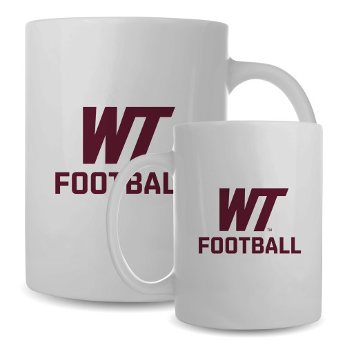  Full Color White Mug 15oz - WT Football