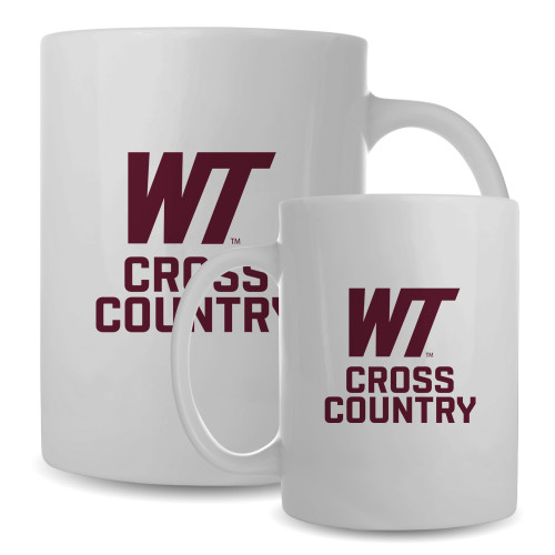  Full Color White Mug 15oz - WT Cross Country