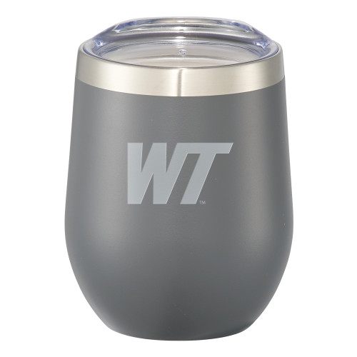  Corzo Vacuum Insulated Charcoal Cup 12oz - West Texas A&M Primary Mark Engraved