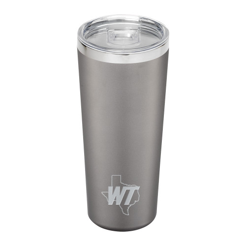  Thor Vacuum Insulated Grey Tumbler 22oz - WT Texas Mark Engraved