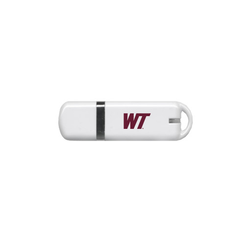  USB White Pen Drive 4G - West Texas A&M Primary Mark