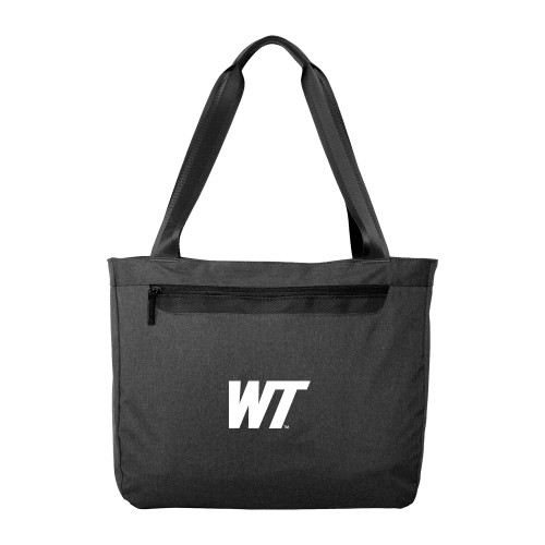  Executive Graphite Heather Laptop Tote - West Texas A&M Primary Mark