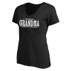 Thumbnail image for  Womens Plus Black V Neck T Shirt