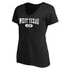 Thumbnail image for  Womens Plus Black V Neck T Shirt