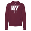 Thumbnail image for  Bella + Canvas Maroon Fleece Hood