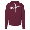 Thumbnail image for  Bella + Canvas Maroon Fleece Hood