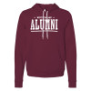 Thumbnail image for  Bella + Canvas Maroon Fleece Hood
