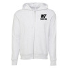 Thumbnail image for  Bella + Canvas Ash Grey Full Zip Hood