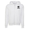 Thumbnail image for  Bella + Canvas Ash Grey Full Zip Hood