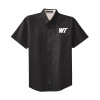Thumbnail image for  Black Twill Button Down Short Sleeve
