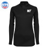 Thumbnail image for  Syntrel Womens Black Interlock 1/4 Zip