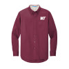 Thumbnail image for  Maroon Twill Button Down Long Sleeve