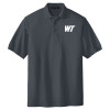 Thumbnail image for  Extended Charcoal Silk Touch Polo